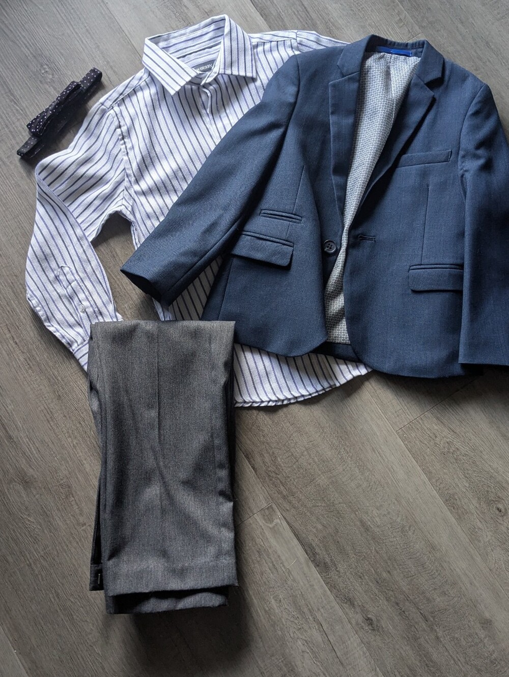 Complete, high-quality formal outfit for a young boy